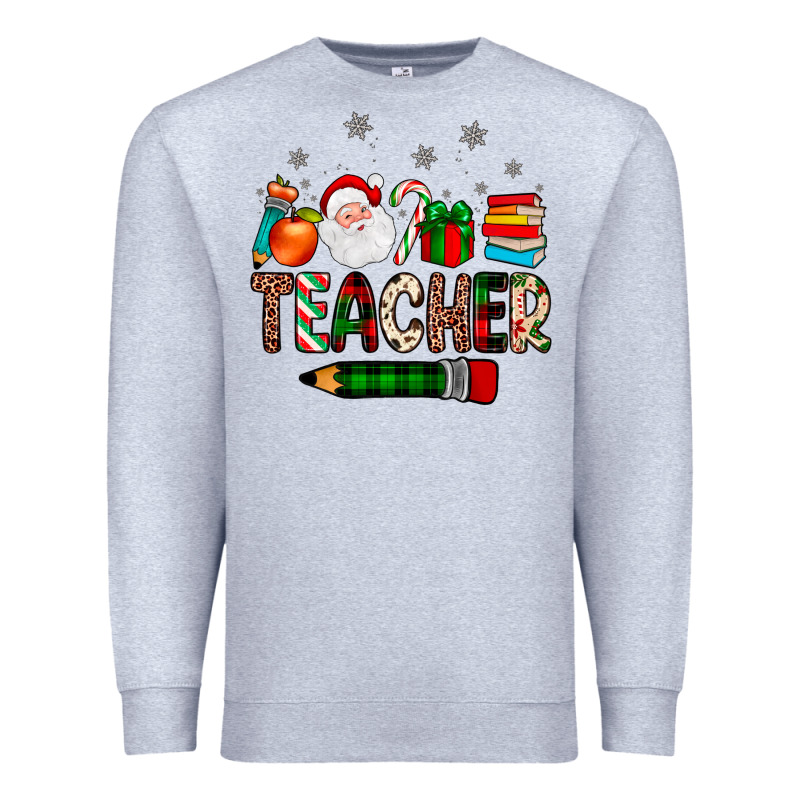 Teacher Christmas Premium Sweatshirt by JahusDesignShop | Teevron