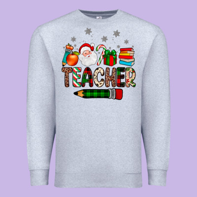 Teacher Christmas Premium Sweatshirt Designed By Jahusdesignshop