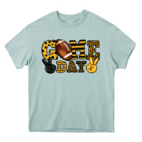 Arona Game day yellow and black team color Heavy Core Tee - HowdyJamesFarm