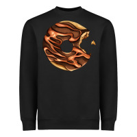 Black chocolate donut Heavyweight Sweatshirt - AdoDesignShop
