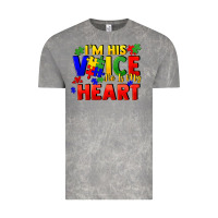 Cloud Rock I'm his voice he is my heart Vintage Tee - FaDigitalArtStudio