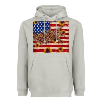 Moon Dust American flag leopard sunflower Heavyweight Hoodie - JahusDesignShop