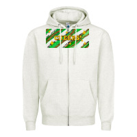 Oatmeal Heather leopar and cowhide with cheers Zipper Hoodie - AdoDesignShop