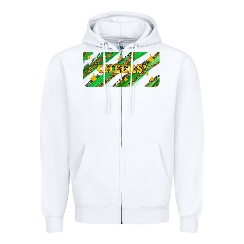 Leopar And Cowhide With Cheers Zipper Hoodie by AdoDesignShop | Teevron