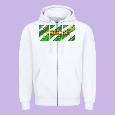 Leopar And Cowhide With Cheers Zipper Hoodie Designed By Adodesignshop