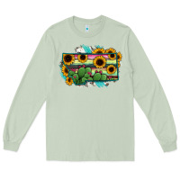 Matcha Montana Map Sunflower Cactus Serape Long Sleeve Tee - RanaPortraitStore