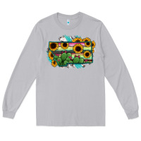 Moon Dust Montana Map Sunflower Cactus Serape Long Sleeve Tee - RanaPortraitStore