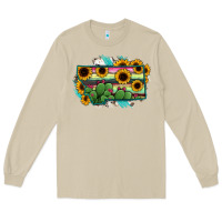 Mushroom Montana Map Sunflower Cactus Serape Long Sleeve Tee - RanaPortraitStore