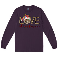 Plum skull love christmas Long Sleeve Tee - FaDigitalArtStudio