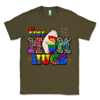 Army Green pride free mom hugs Classic Tee - CowGirlArtShop