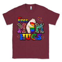 Burgundy pride free mom hugs Classic Tee - CowGirlArtShop