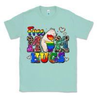 Seafoam pride free mom hugs Classic Tee - CowGirlArtShop