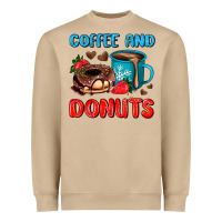 Mushroom coffee and donuts Heavyweight Sweatshirt - AdoDesignShop