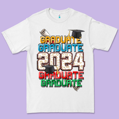 Graduate 2024 Premium Tee Designed By Cowgirlartshop