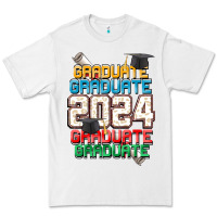 White graduate 2024 Premium Tee - CowGirlArtShop