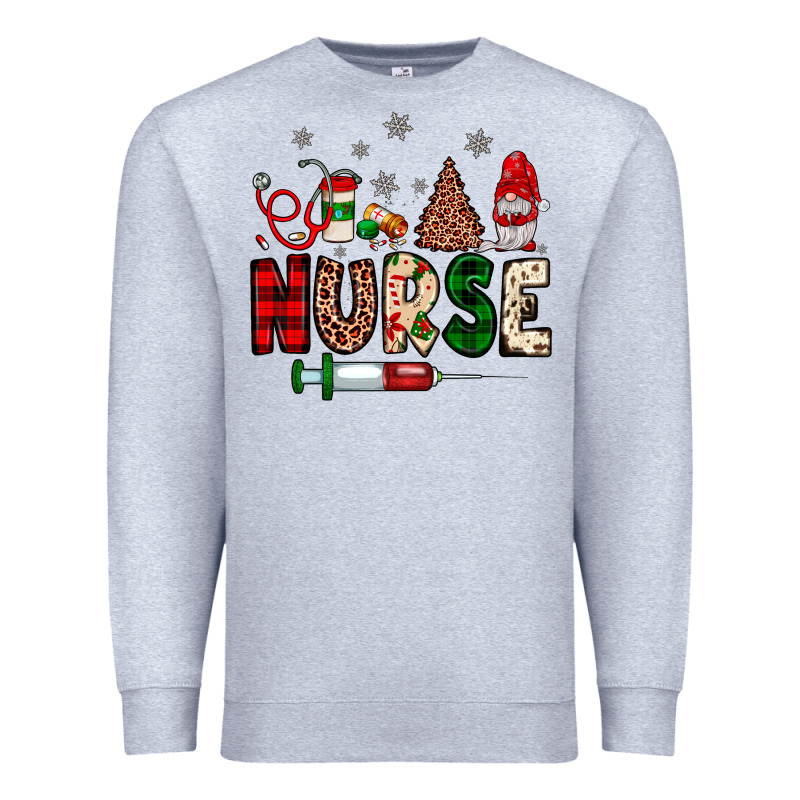 Nurse Christmas Premium Sweatshirt by JahusDesignShop | Teevron
