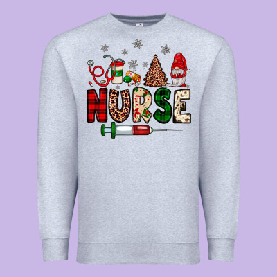Nurse Christmas Premium Sweatshirt Designed By Jahusdesignshop