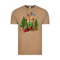 Vintage Coffee camping cold drink frappe Vintage Tee - FaDigitalArtStudio