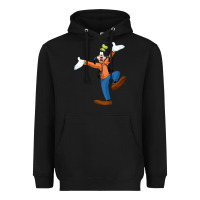 Black goofy Heavyweight Hoodie - baoMotion