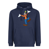 Navy goofy Heavyweight Hoodie - baoMotion