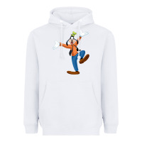 White goofy Heavyweight Hoodie - baoMotion