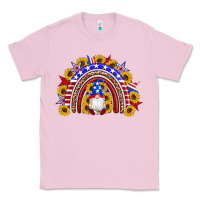 Bubblegum Pink american flag gnomes sunflowers rainbow Classic Tee - Artiststas