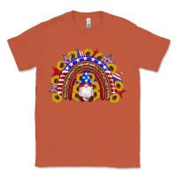 Copper american flag gnomes sunflowers rainbow Classic Tee - Artiststas