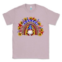 Lilac american flag gnomes sunflowers rainbow Classic Tee - Artiststas