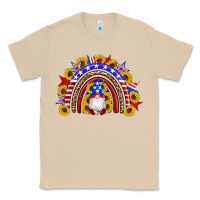 Mushroom american flag gnomes sunflowers rainbow Classic Tee - Artiststas