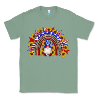 Sage american flag gnomes sunflowers rainbow Classic Tee - Artiststas