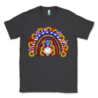 Smoke american flag gnomes sunflowers rainbow Classic Tee - Artiststas