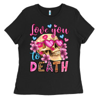 Black love you to death olivia Ladies Tee - OliviaCreatesArt