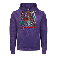 Cloud Purple Merry Christmas Vintage Hoodie - FaDigitalArtStudio