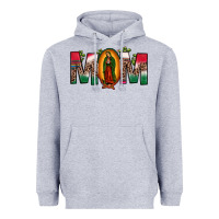Heather Grey mexican flag our lady of guadalupe mom leopard Heavyweight Hoodie - JahusDesignShop