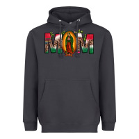 Smoke mexican flag our lady of guadalupe mom leopard Heavyweight Hoodie - JahusDesignShop