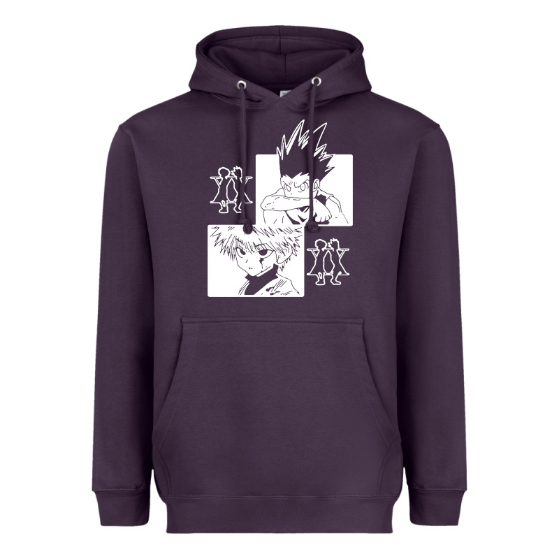 Hunter Gon And Killua Anime Manga Heavyweight Hoodie by baoMotion | Teevron