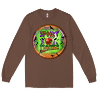 Chestnut Spooky Teacher Long Sleeve Tee - BundleAndBundleShop