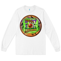 White Spooky Teacher Long Sleeve Tee - BundleAndBundleShop
