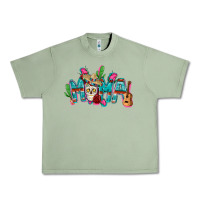 Oil Green Mexican mama Mother's Day Urban Heavy Tee - FaDigitalArtStudio