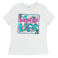White nurse life olivia  (1) Ladies Tee - OliviaCreatesArt