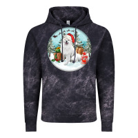 Cloud Black Christmas samoyed dog Vintage Hoodie - FaDigitalArtStudio