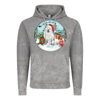 Cloud Rock Christmas samoyed dog Vintage Hoodie - FaDigitalArtStudio