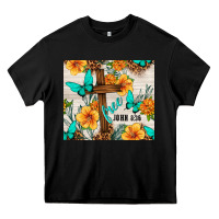 Black christian free john 8 36 Heavy Core Tee - TumblerDesignByShophia