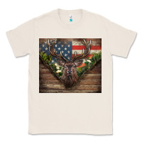 Natural usa deer hunting Classic Tee - CowGirlArtShop