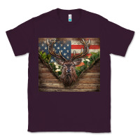 Plum usa deer hunting Classic Tee - CowGirlArtShop