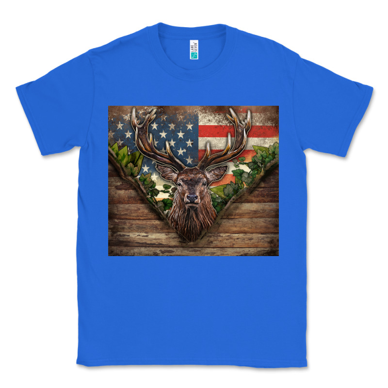 Usa Deer Hunting Classic Tee by CowGirlArtShop | Teevron