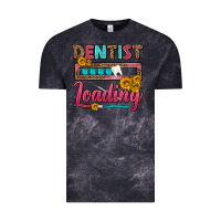 Cloud Black Dentist Loading With Coffee Mug Vintage Tee - FaDigitalArtStudio