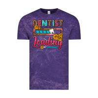 Cloud Purple Dentist Loading With Coffee Mug Vintage Tee - FaDigitalArtStudio