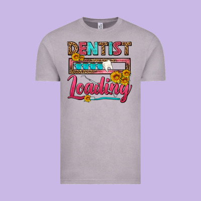Dentist Loading With Coffee Mug Vintage Tee Designed By Fadigitalartstudio