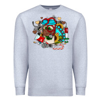 Heather Grey Christmas sunflower gemstone nurse Premium Sweatshirt - JahusDesignShop